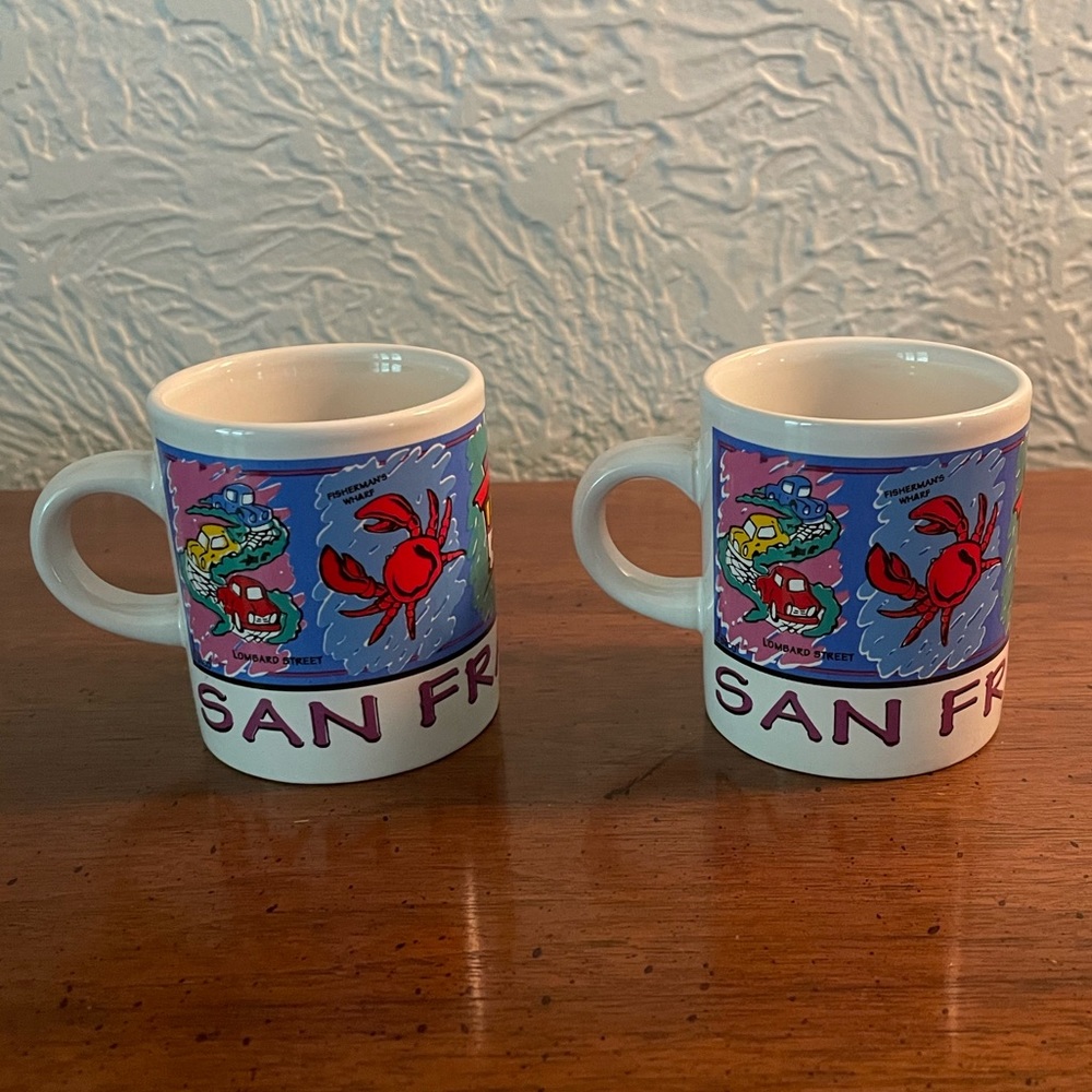 San Francisco Mini Mug Cup Set of 2